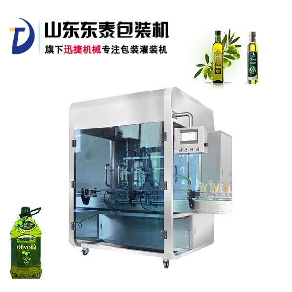 前方高能！快被這款全自動橄欖油灌裝機(jī)帥哭了